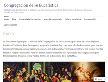 Tablet Screenshot of eucaristias.com